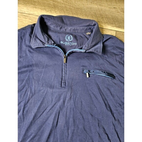 2 for $20 Bugatchi Uomo Quarter Zip - Picture 3 of 7